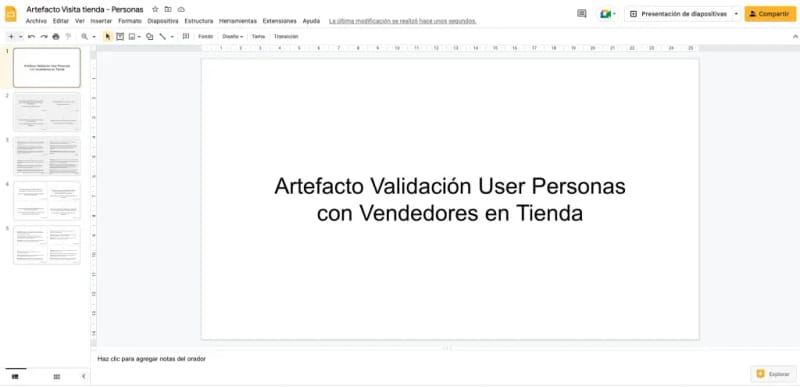 Presentación de personas a los otros equipos